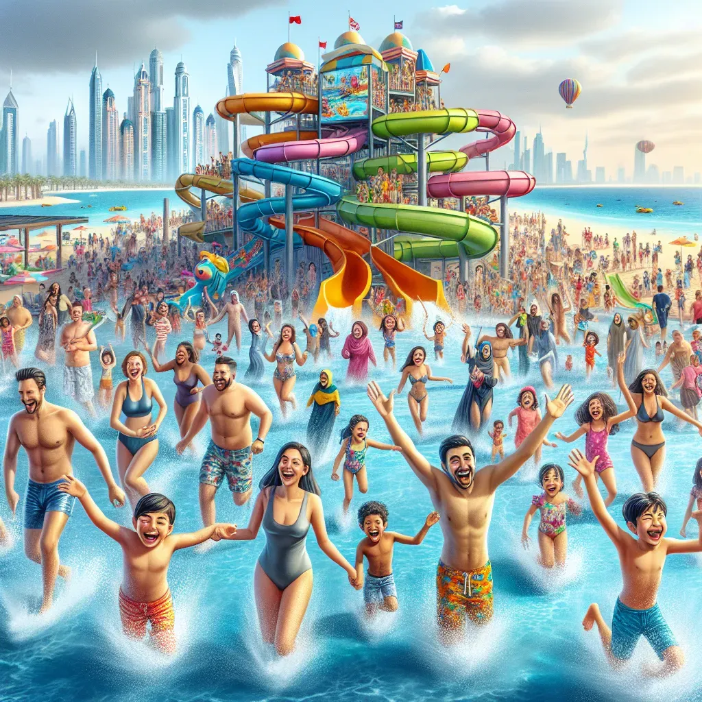 Dubai Aqua Fun: Largest Inflatable Water Park in JBR