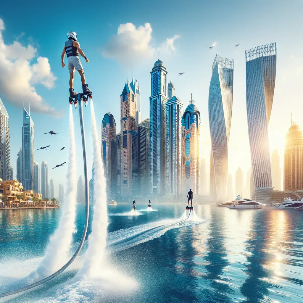 Thrill Water Flyboarding Dubai - Soar High Over Dubai's Waters