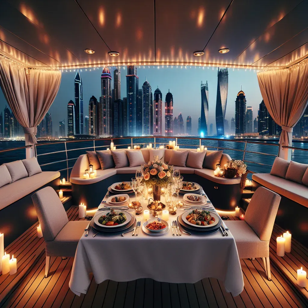 Unforgettable Private Cruise Dinner in Dubai
