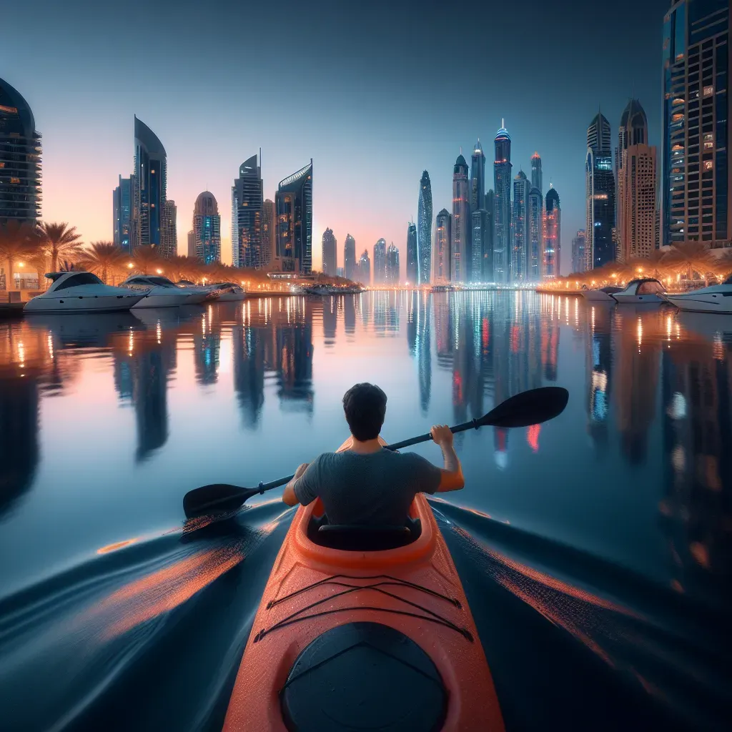 Kayaking Dubai Marina: A Serene Adventure