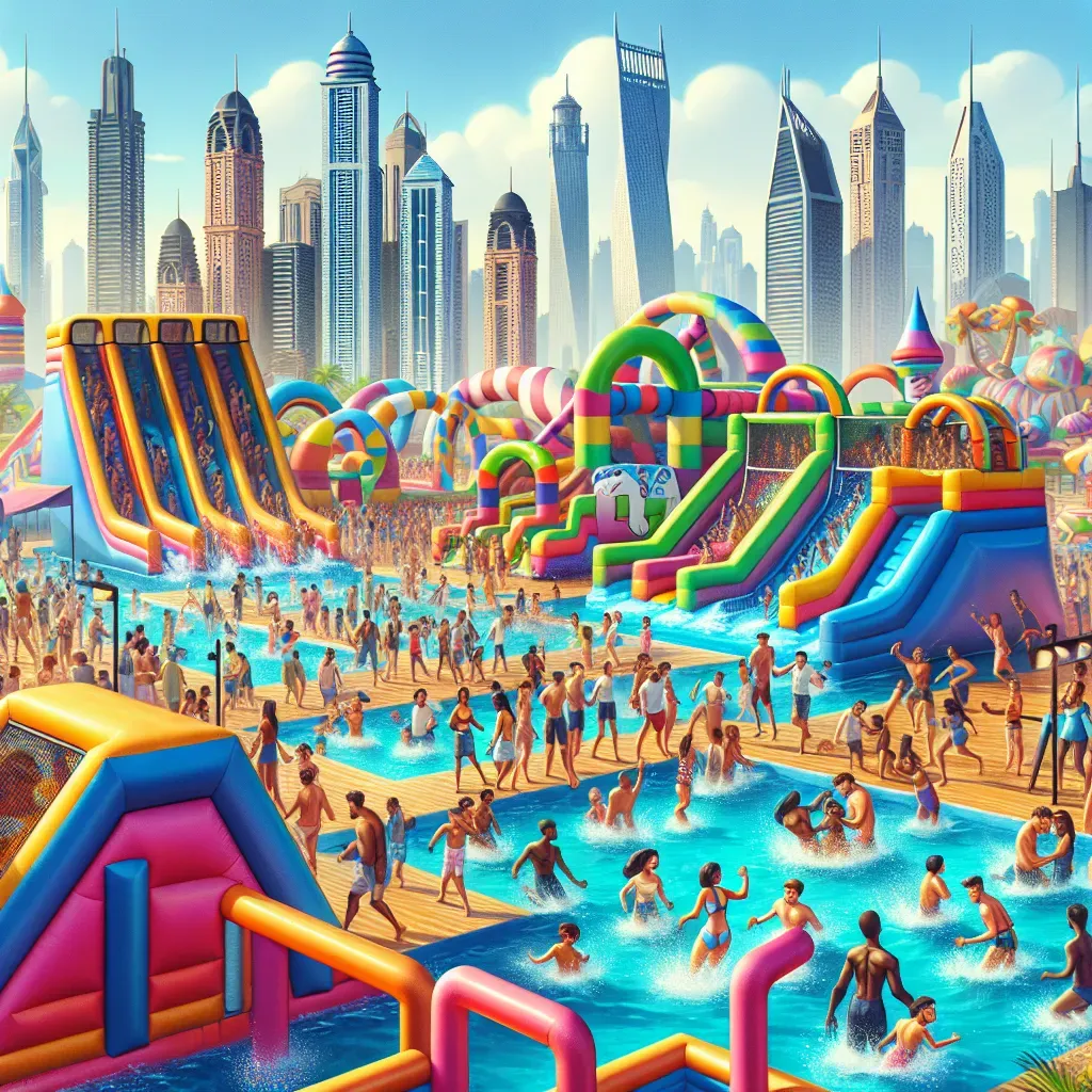 Ultimate Dubai Inflatable Water Park Experience