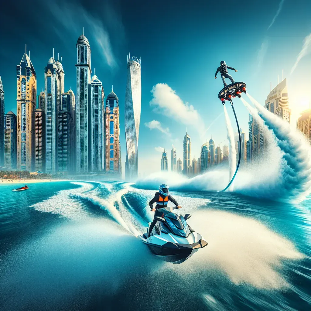 Nemo Watersports Dubai Jet Ski Flyboard: Thrilling Adventures