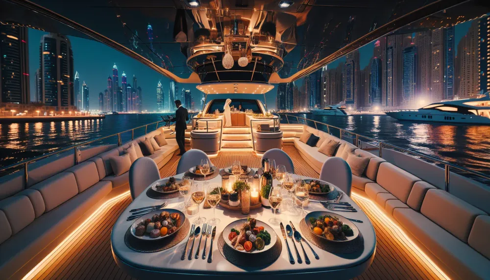 Ultimate Yacht Dinner Experience in Dubai