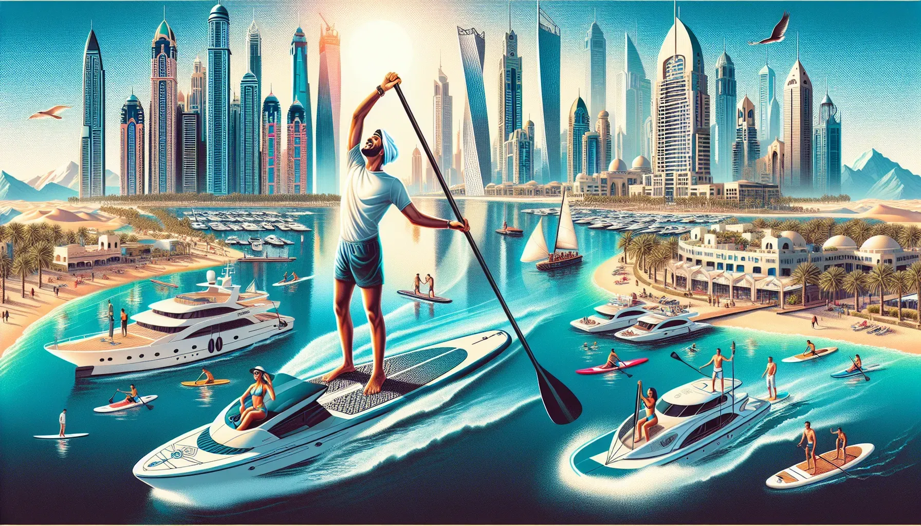 Discover the Best Paddle Boarding Spots in Dubai