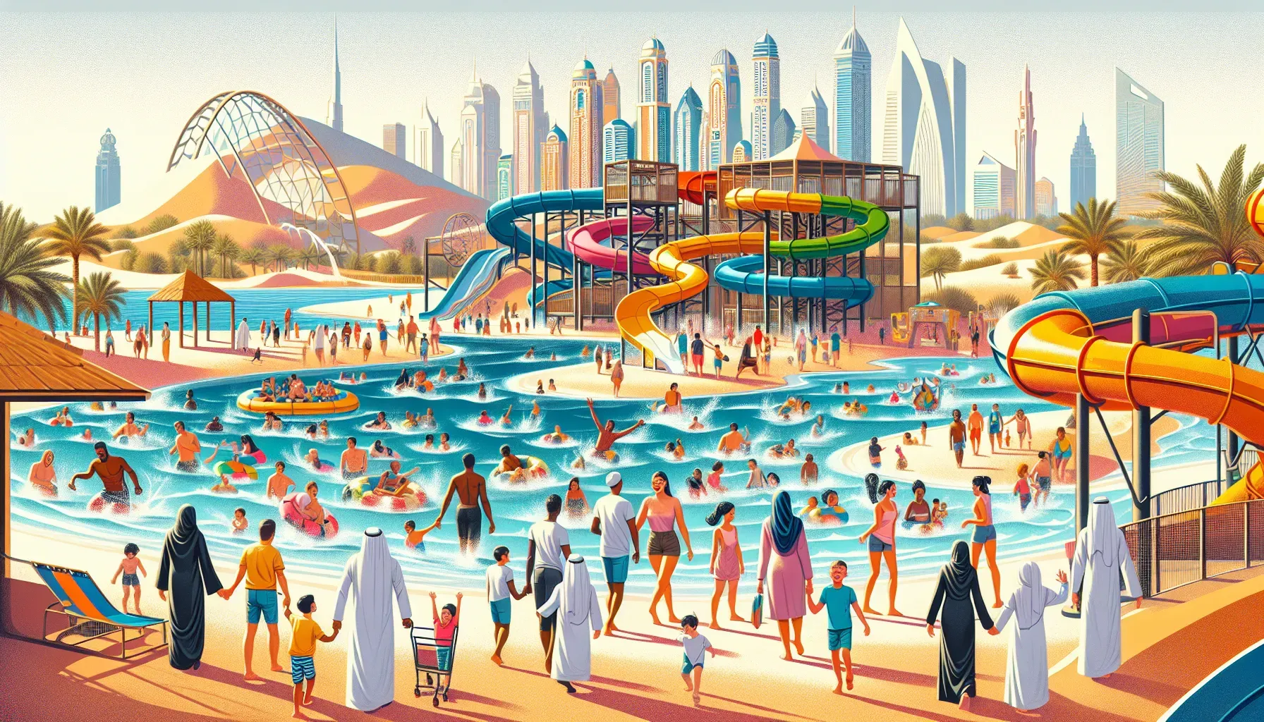 Dubai Aqua Fun: Largest Inflatable Water Park in JBR