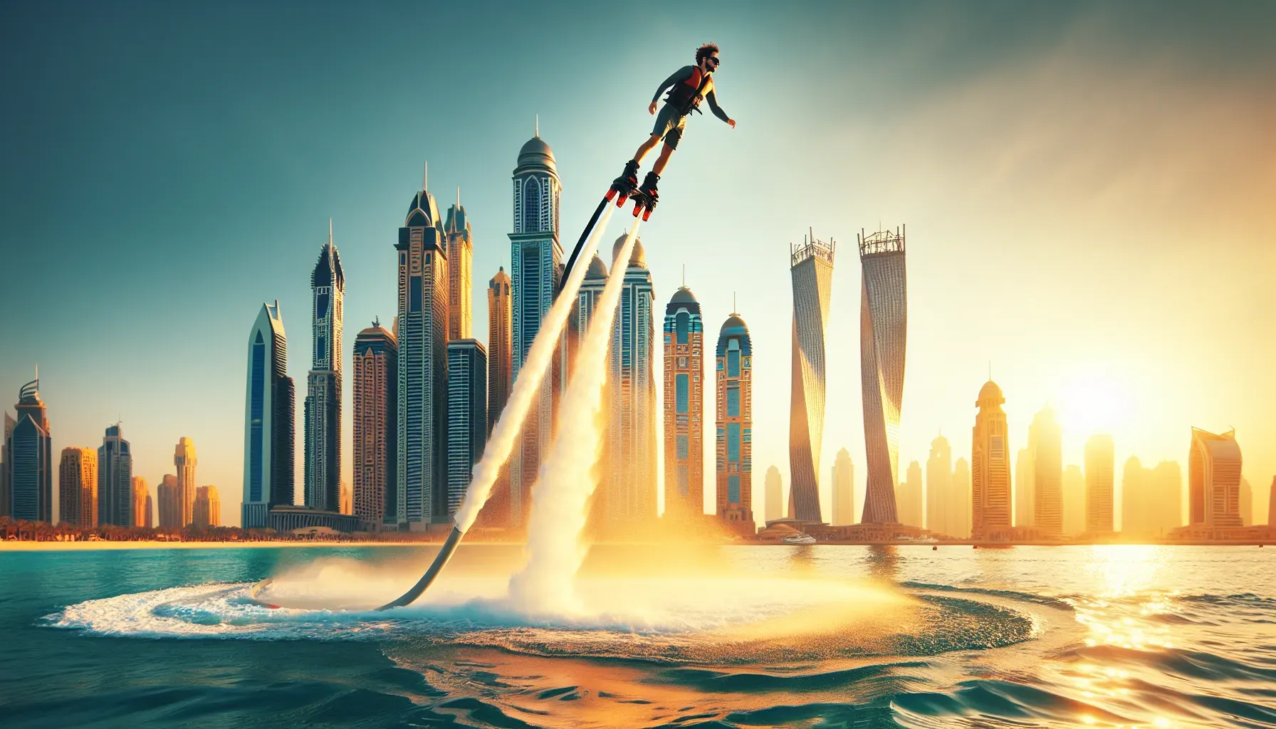 Thrill Water Flyboarding Dubai - Soar High Over Dubai's Waters