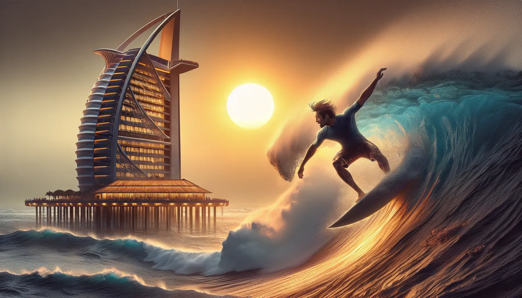 Surfing Dubai: Riding Arabian Waves