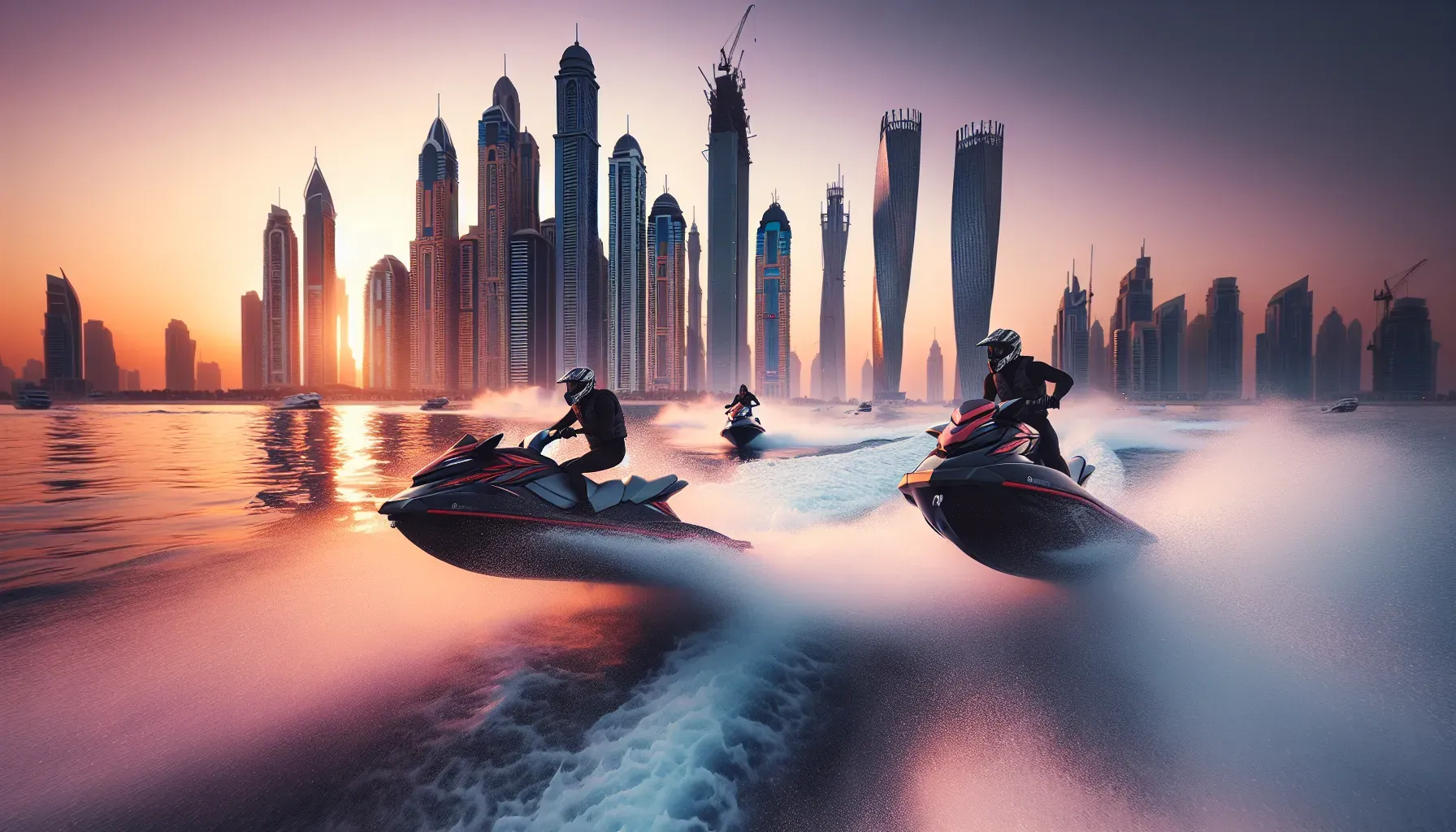 Experience Jet Skiing Around The Palm Dubai