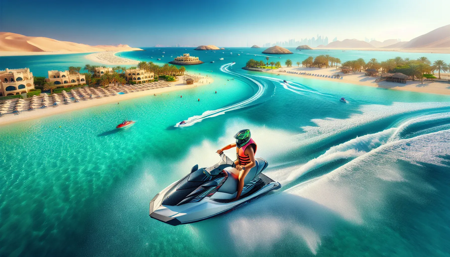 Experience the Thrill of Jet Skiing at Al Mamzar