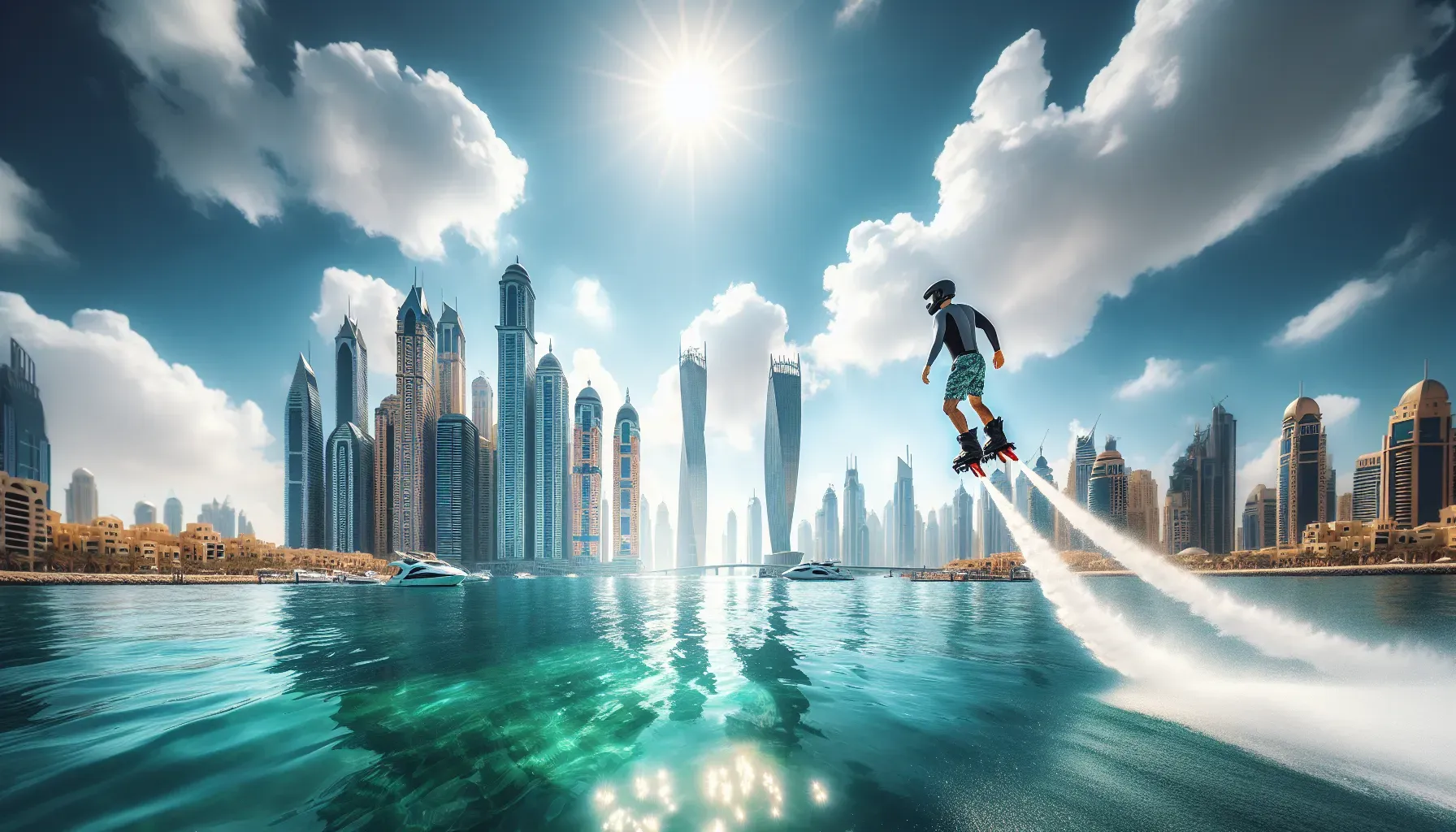 Soar High with Flyboarding in Dubai