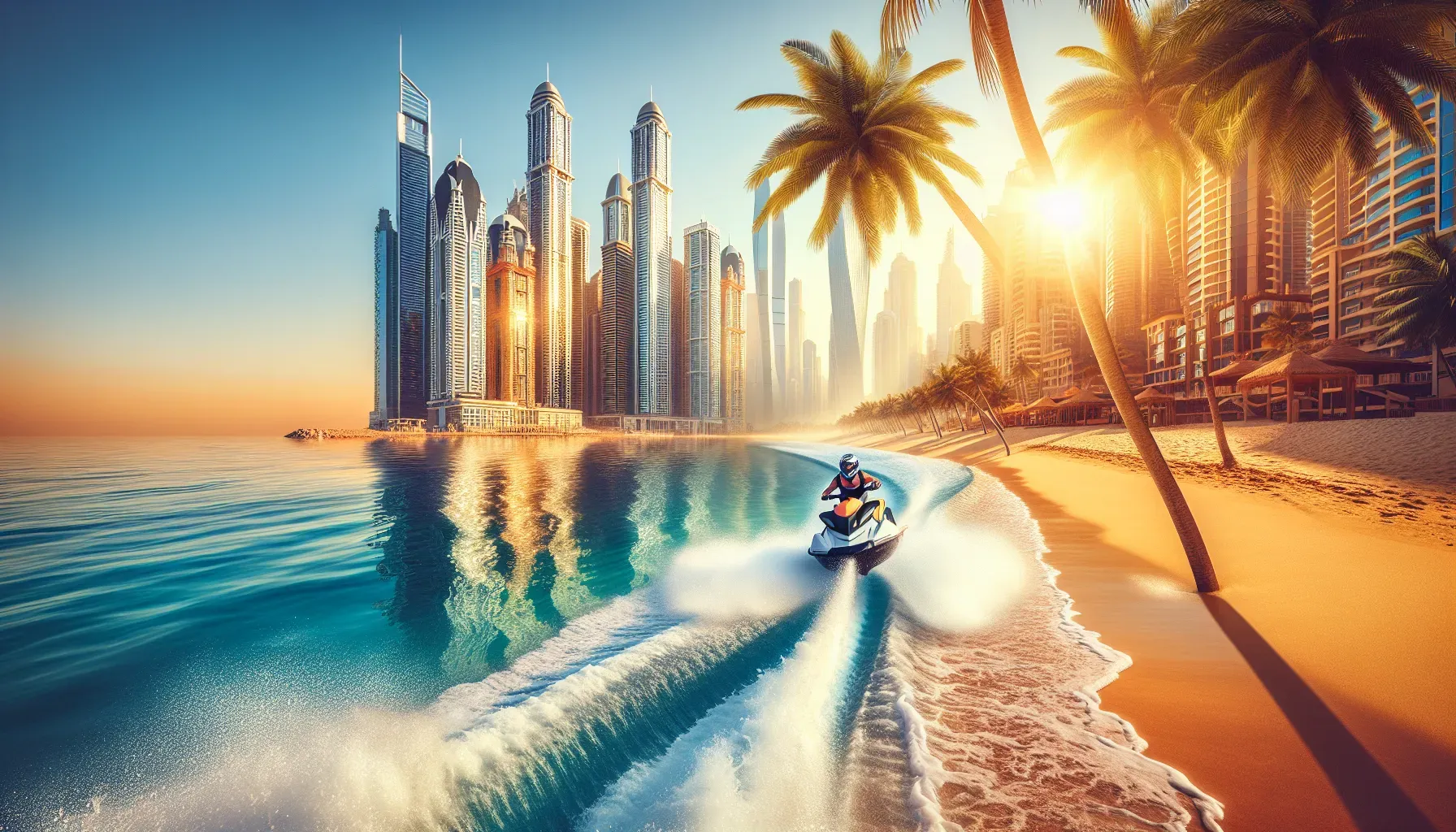 Experience the Thrill of Jet Skiing at JBR Beach