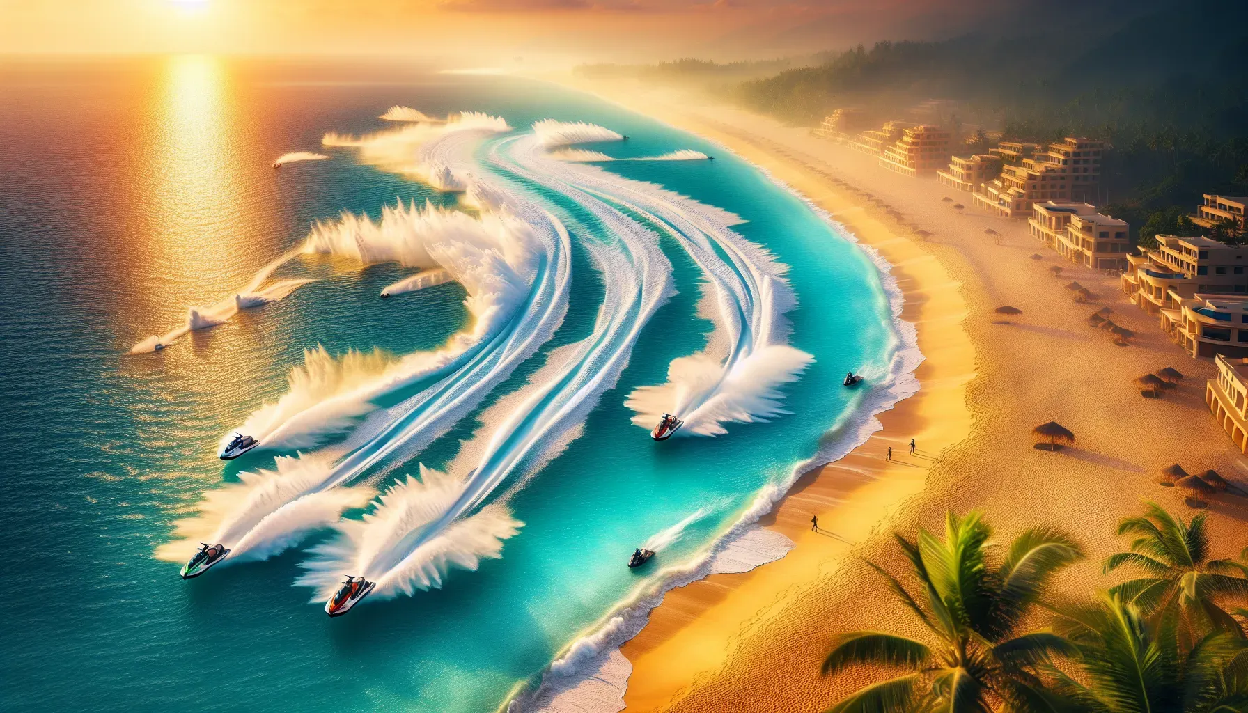 Experience Thrilling Jet Ski Fun at Mamzar Beach