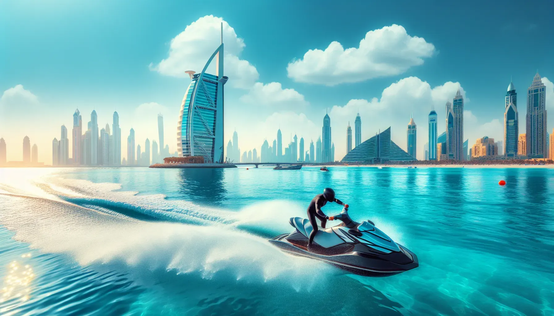 Experience the Excitement of Jet Skiing in Jumeirah