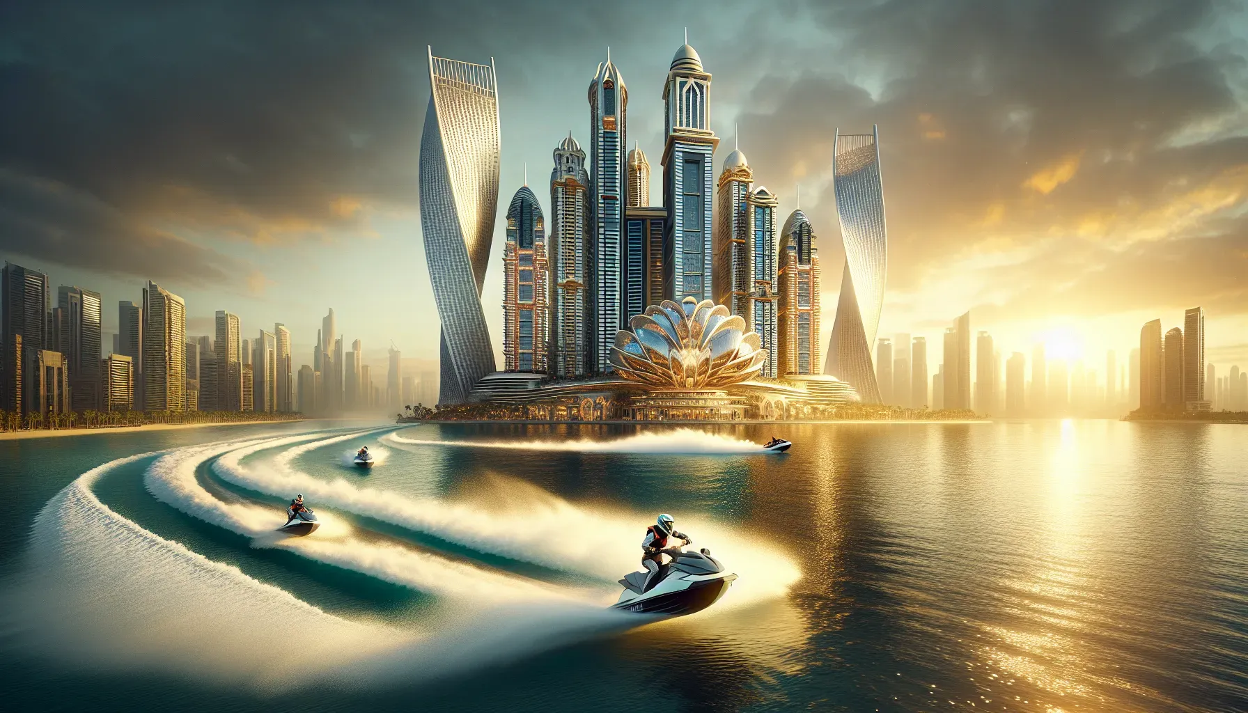 Discover the Excitement of Jet Skiing at Dubai Palm