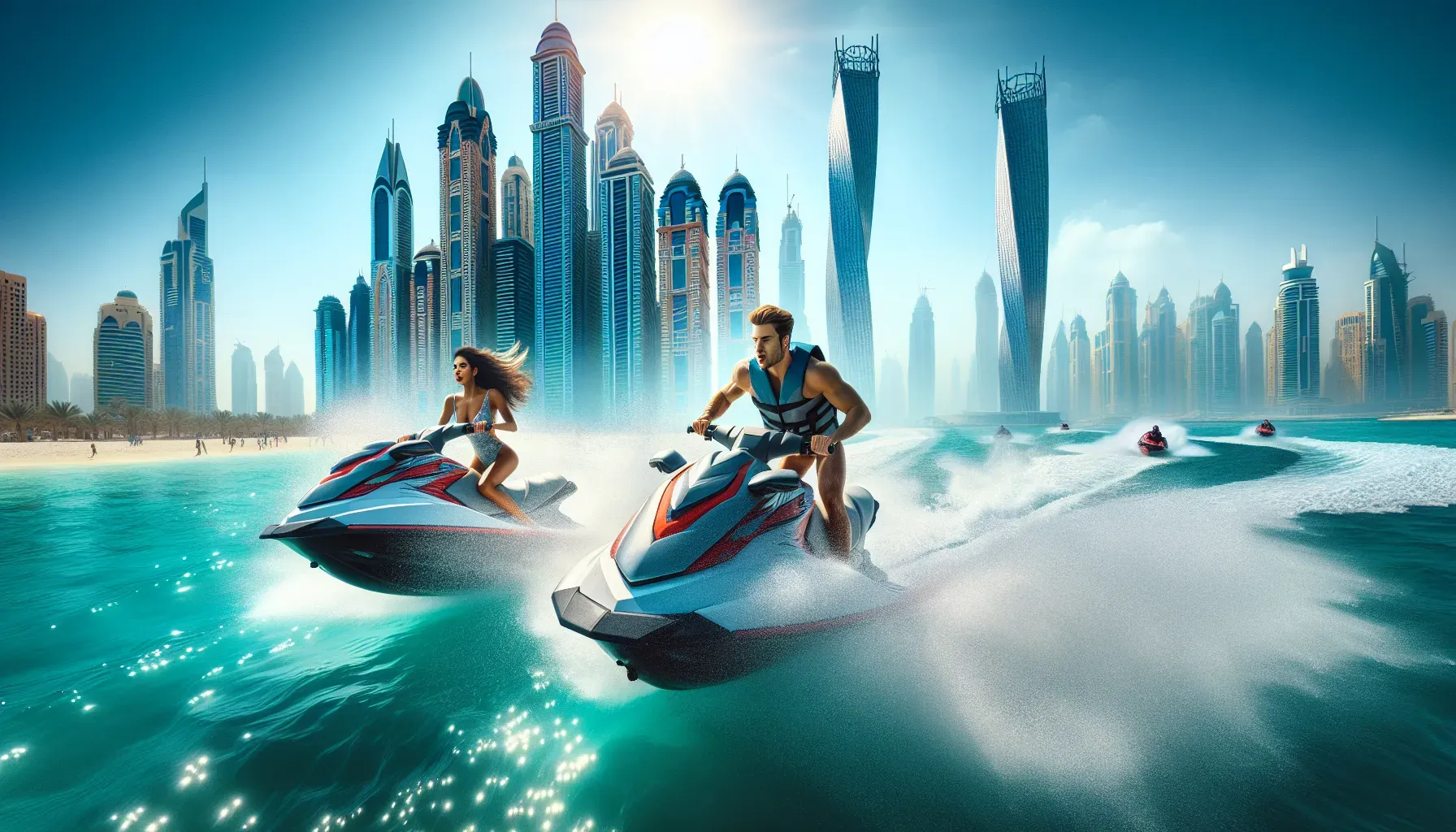 Experience Jet Skiing at Jumeirah Beach in Dubai