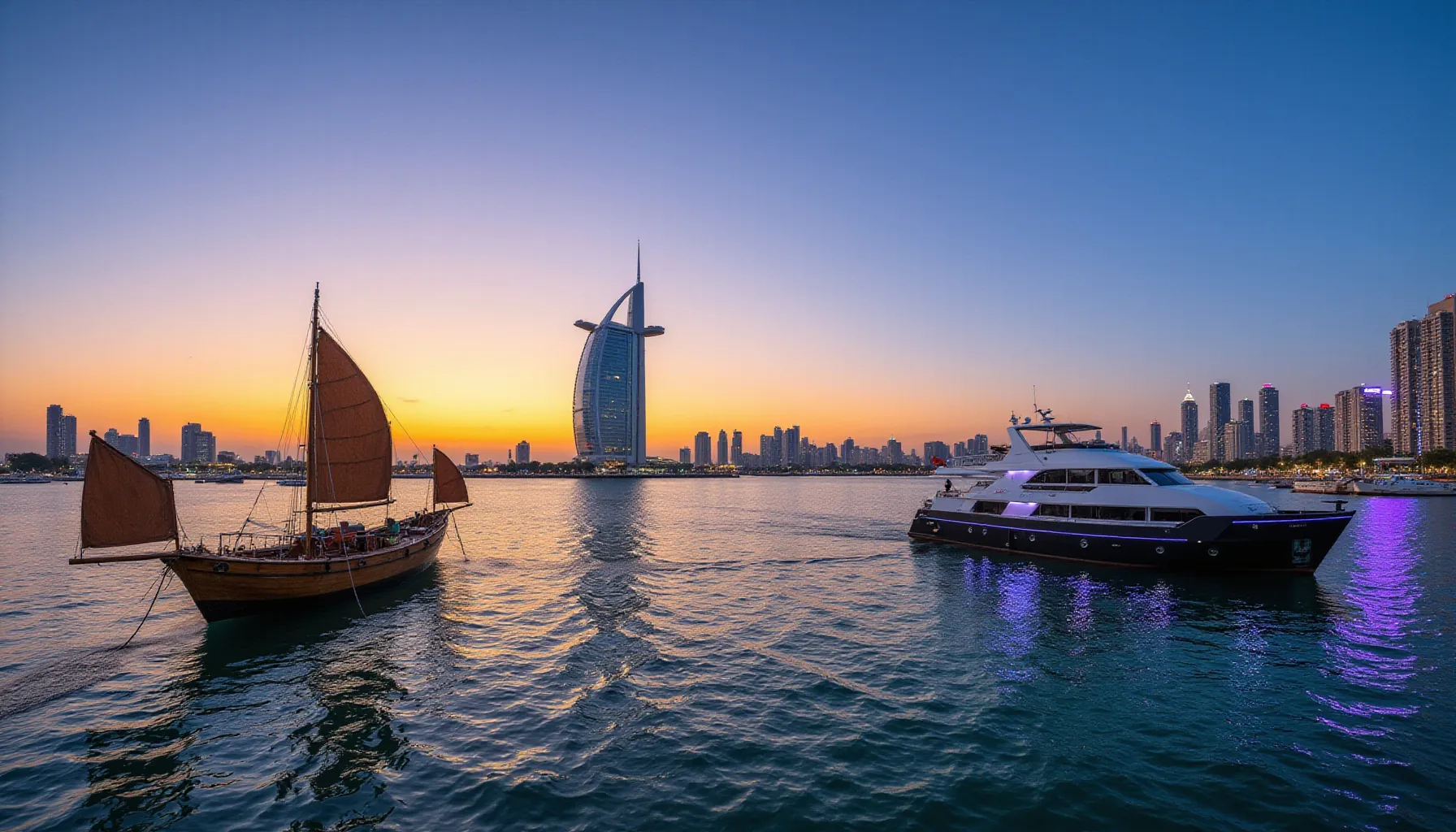 Dubai Boat Charters: Dhows vs Modern Yachts
