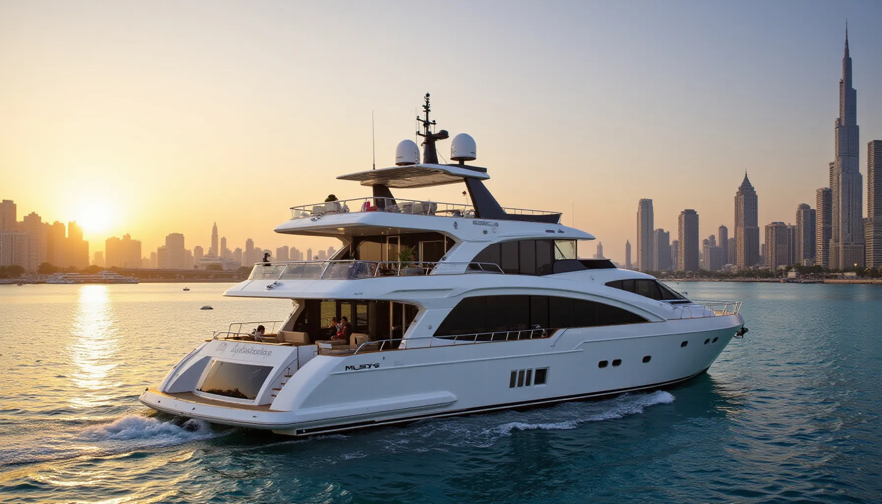 Dubai Luxury Yacht Charters: Opulence on the Arabian Gulf
