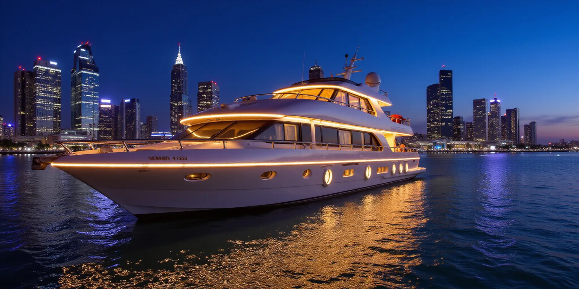 Dubai Yacht Dinner Cruise: Sunset Seafood & Skyline Views