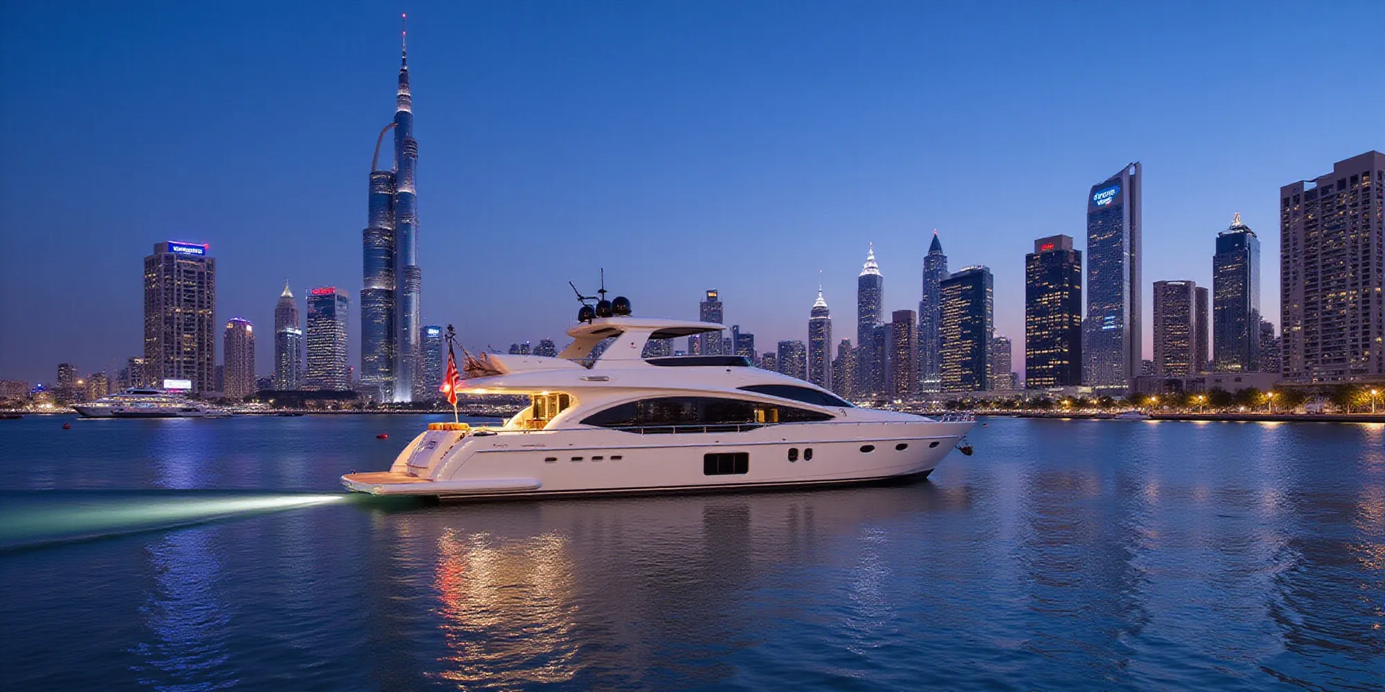 Dubai Luxury Yacht Tour: Sunset Cruise & Exclusive Charters